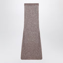 Balenciaga Light brown/silver maxi skirt with sequins