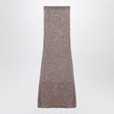 Balenciaga Light brown/silver maxi skirt with sequins