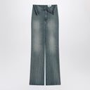 Alexander McQueen Flared jeans with turn-ups at the waist