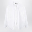 Balenciaga Asymmetrical white cotton shirt