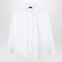 Balenciaga Asymmetrical white cotton shirt