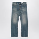Alexander McQueen Faded blue jeans