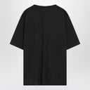 Alexander McQueen Verblasstes schwarzes Totenkopf-T-Shirt