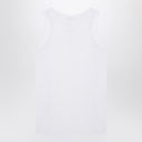 Alexander McQueen White cotton tank top