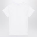 Alexander McQueen White T-shirt with Skull embroidery