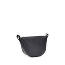 Schwarze Kalbsleder Bos Taurus Schultertasche