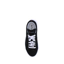 Sneakers basse in gomma nera