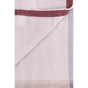 Sciarpa in cachemire crema