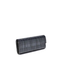 Bolsa Clutch Cinza com Marabou