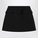 Alexander McQueen Black wool mini skirt