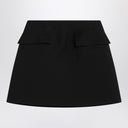 Alexander McQueen Black wool mini skirt
