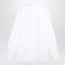 Camisa branca Cassandre Saint Laurent em algodão