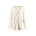 Wool Blend Jacquard Cardigan Balenciaga
