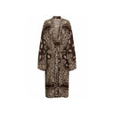 Printed Viscose Twill Kaftan Dress The Attico