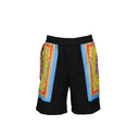 Barocco Goddess Night Print Shorts Versace