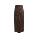Leather Skirt Brunello Cucinelli