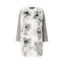 Fur Trim Cashmere Coat Fendi
