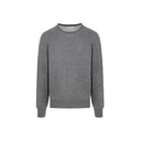 Gray Cashmere Sweater Brunello Cucinelli