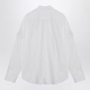 Balenciaga weißes Uniform-Merch Hemd mit Knopfleiste