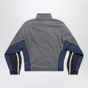 Balenciaga Black/navy/grey 50/50 technical fabric tracksuit jacket