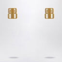 Balenciaga Nano XS goldene Nietenohrringe