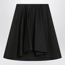 Gonna nera svasata Alexander McQueen in misto seta