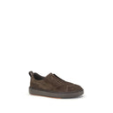 Sneakers basse Bos Taurus in pelle di vitello marrone
