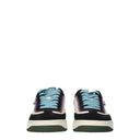 Sneakers basse in pelle multicolore