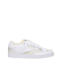 Zapatillas bajas de tela blancas