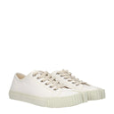 Scarpe da ginnastica basse in tessuto bianco