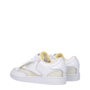 Scarpe da ginnastica basse in tessuto bianco
