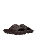 Pantofole di cotone marrone
