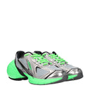 Scarpe da ginnastica atletiche in tessuto grigio