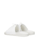 Pantofole bianche di cotone