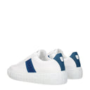 Sneakers basse in pelle bianca