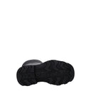 Black Cotton Rain Boots