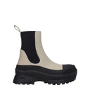 Black Leather Ankle Boots