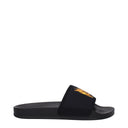 Sandalias Pantuflas de Tela Negra