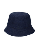 Cappello a secchiello di cotone blu