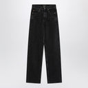 Saint Laurent schwarze Jeans mit V-Taille