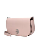 Borsa a tracolla in pelle rosa