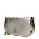 Gold Leather Crossbody Bag