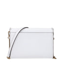 White Leather Clutch Bag