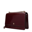 Borsa a tracolla in pelle rossa