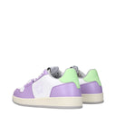 Sneakers basse in pelle bianca