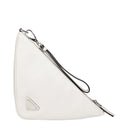 Pochette in pelle bianca
