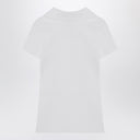 Balenciaga White short-sleeve Nano BB tank top