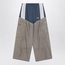 Balenciaga Beige/blue Tracksuit Cut-Up cargo trousers