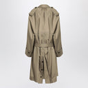 Balenciaga Beige double-breasted cotton trench coat