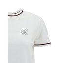 Weißes Baumwoll-T-Shirt